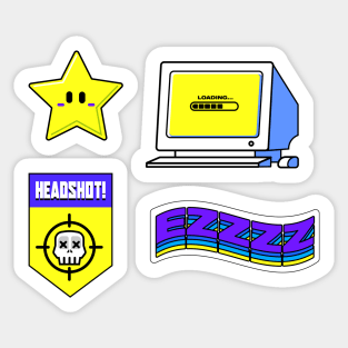 Video games Retro gaming Stickers Pack Sticker